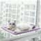 Sunny Window Cat Hammock With 44 Lb Capacity Elevated Hanging Bed Lounge Perch 13