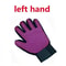 Pet Grooming Glove Deshedding Brush For Cats Dogs Gentle Hair Removal And Massage Mitt 12