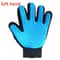 Pet Grooming Glove Deshedding Brush For Cats Dogs Gentle Hair Removal And Massage Mitt 13