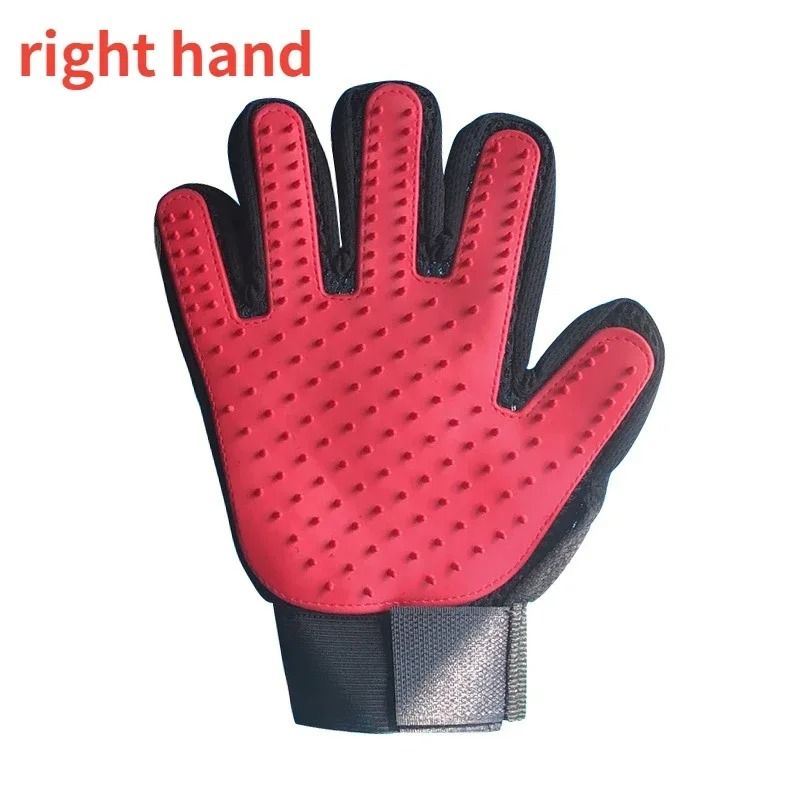 Pet Grooming Glove Deshedding Brush For Cats Dogs Gentle Hair Removal And Massage Mitt 15