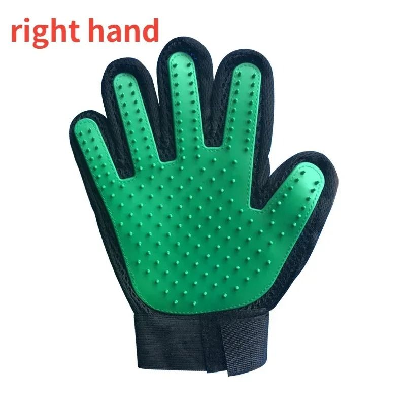 Pet Grooming Glove Deshedding Brush For Cats Dogs Gentle Hair Removal And Massage Mitt 8