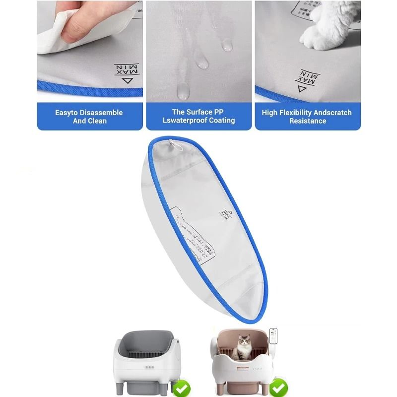HighPerformance Cat Litter Box Mat With Waterproof AntiSlip EasyClean Protection 1