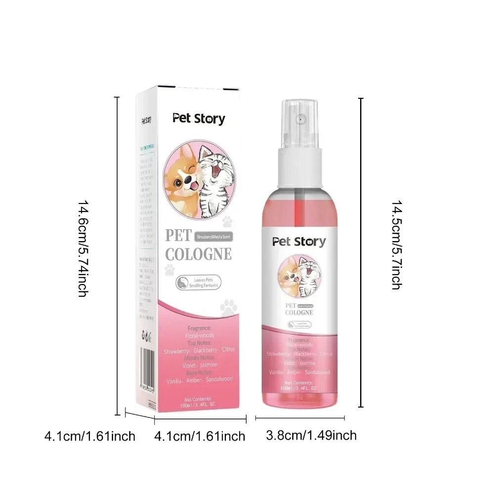 Premium Dog Grooming Spray Deodorizer LongLasting Pet Cologne For Fresh Coat Care 2