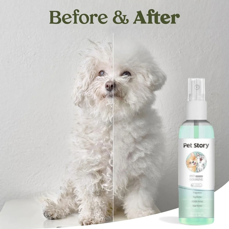 Premium Dog Grooming Spray Deodorizer LongLasting Pet Cologne For Fresh Coat Care 4
