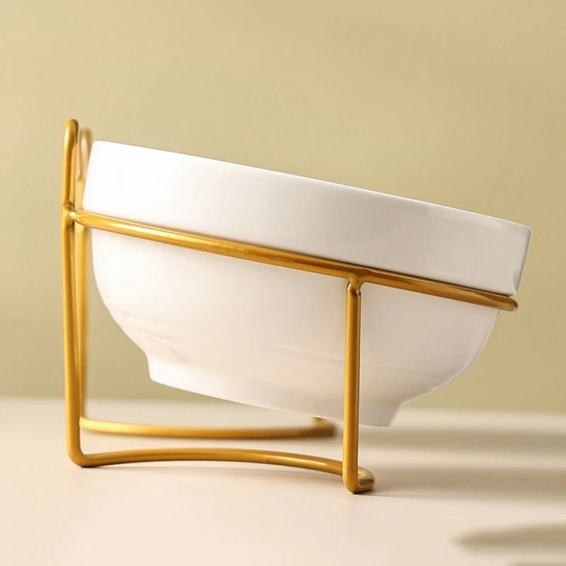 2029 Fl Oz Elevated Ceramic Pet Bowl With Raised Stand For Cats Small Dogs 4