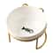 2029 Fl Oz Elevated Ceramic Pet Bowl With Raised Stand For Cats Small Dogs 11