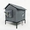 Insulated Outdoor Cat House Winter Warm Cat Shelter WeatherResistant Pet Nest For Stray Indoor Cat 9