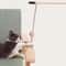 Interactive Cat Wand Toy With Bells Cartoon Animal Teasers For Active Indoor Play 1