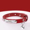 Custom Engraved Leather Cat Collar With Bell Adjustable AntiLost ID Collar 1