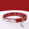 Custom Engraved Leather Cat Collar With Bell Adjustable AntiLost ID Collar 7