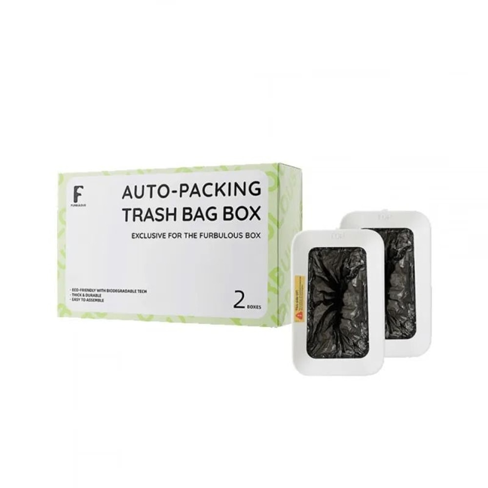 FURBULOUS AutoPacking Litter Box Trash Bag Refills SelfSealing Waste Bag Accessories 7