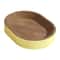 Oval Corrugated Cardboard Cat Scratcher Bed With Lounge Nest Furniture Protection 1