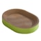 Oval Corrugated Cardboard Cat Scratcher Bed With Lounge Nest Furniture Protection 8