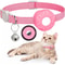 Reflective AirTag Cat Collar With Secure Holder Bell GPS Tracking Support 13