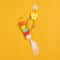 Elastic Hanging Feather Cat Toy With Door Mount For Independent Interactive Play 2
