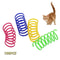 Colorful Interactive Spring Cat Toy Set For Chasing Bouncing Independent Play 11