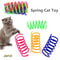 Colorful Interactive Spring Cat Toy Set For Chasing Bouncing Independent Play 13