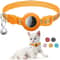 AirTag Ready Reflective Breakaway Cat Collar With Bell For Kittens Cats 13