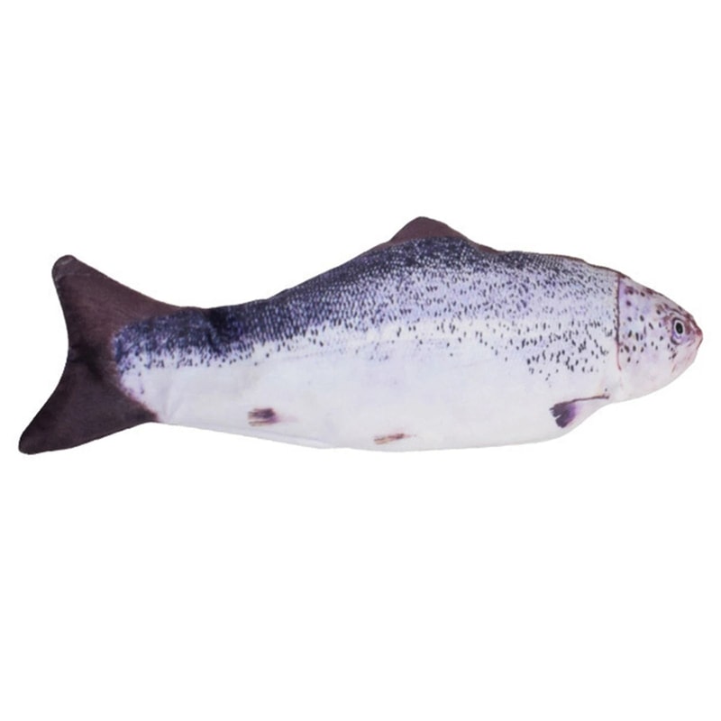 USB Rechargeable Flopping Fish Cat Toy With Realistic SelfMoving Motion For Cats Small Dogs 4