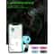 GlowintheDark AirTag Cat Collar With Moon Charm Breakaway Safety Buckle 2