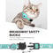 GlowintheDark AirTag Cat Collar With Moon Charm Breakaway Safety Buckle 4