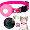 GlowintheDark AirTag Cat Collar With Moon Charm Breakaway Safety Buckle 7