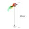 Interactive Spring Cat Toy With Suction Cup Mouse Feather Teaser 1