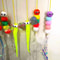 Interactive Feather Bell Cat Teaser Wand With Elastic Rope For Kittens Cats 2