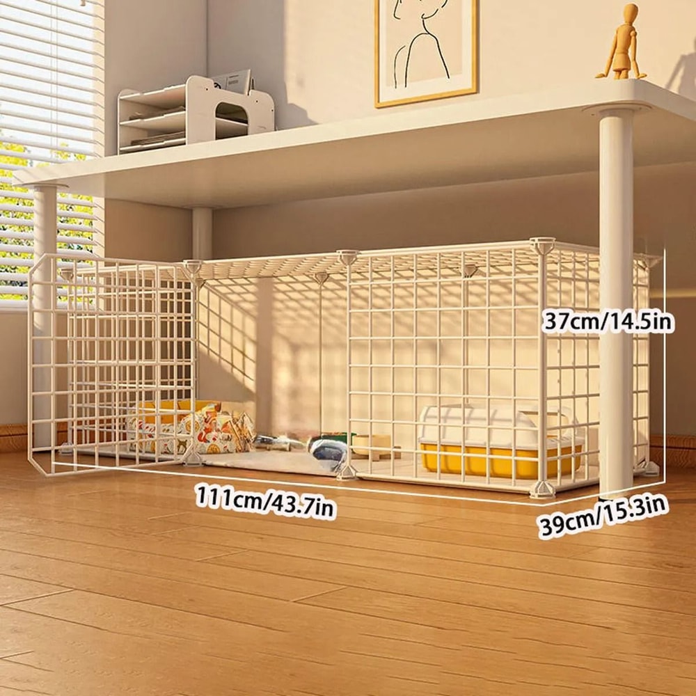 Luxury MultiLevel Cat Villa Cage With Climbing Frame Resting Nest 4