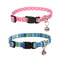 Colorful Geometric Doodles Adjustable Cat Collar With Bell For Kittens Small Pets 1