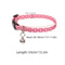 Colorful Geometric Doodles Adjustable Cat Collar With Bell For Kittens Small Pets 3