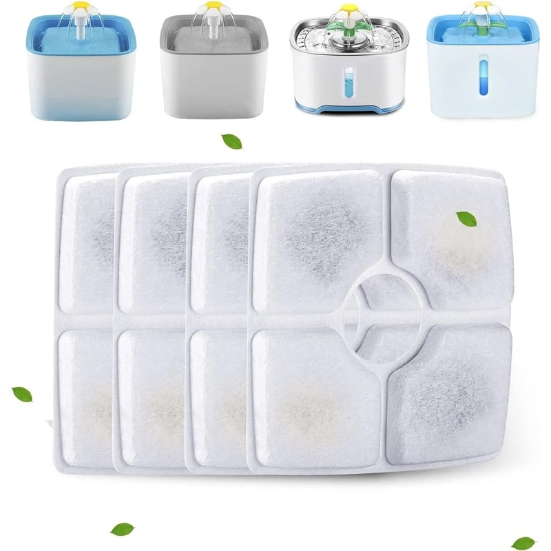 OYES Replacement Water Fountain Filters For Cats Dogs 4Pack 8Pack 0