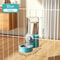 Hanging Gravity Pet Feeder Water Dispenser Set For Cat Cages And Small Pets 10