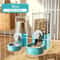 Hanging Gravity Pet Feeder Water Dispenser Set For Cat Cages And Small Pets 11