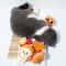 Funny Catnip Plush Cat Toy Set Hamburger Bread Hot Dog Chew Toys For Cats Interactive Teeth Grindi 2