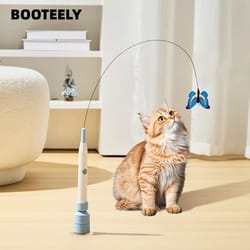 flutterfly motion-activated butterfly cat toy – usb rechargeable suction cup teaser for indoor cats