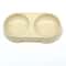 EcoFriendly Wheat Straw Double Pet Bowl For Food Water Feeding 7
