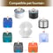 PureStream MultiLayer Fountain Filters Replacement Water Filters For Cat Water Fountains 4PCS8PCS 1
