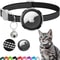 TrackSafe AirTag Cat Collar Reflective Breakaway Collar With AirTag Holder Bell For Cats And Kitt 0