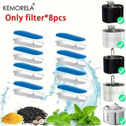 purehydrate activated carbon fountain filters – replacement water filters for cat water dispensers (8pcs/12pcs)