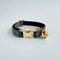 LuxePearl Personalized Tweed Cat Collar With Detachable Bell Pearl Charm 7