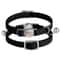 SafePaw Personalized Leather Breakaway Cat Collar With Engraved Name Bell 3