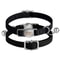 SafePaw Personalized Leather Breakaway Cat Collar With Engraved Name Bell 3