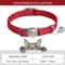 SafePaw Personalized Leather Breakaway Cat Collar With Engraved Name Bell 6