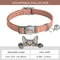 SafePaw Personalized Leather Breakaway Cat Collar With Engraved Name Bell 8