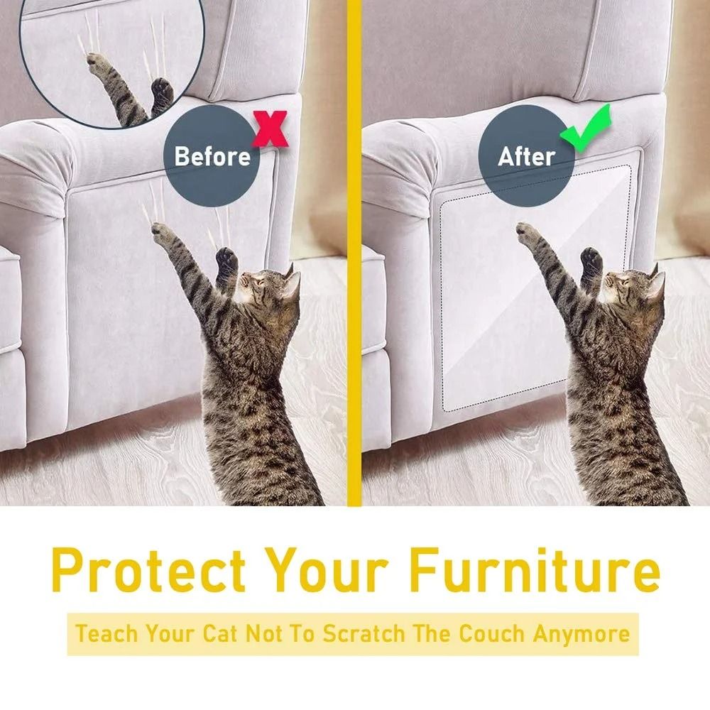 ClearGuard Anti Scratch Furniture Protector Tape For Couches Sofas 1