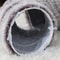 CozyTunnel Plush Donut Cat Tunnel Bed With Peekaboo Play Cave Hanging Balls 4