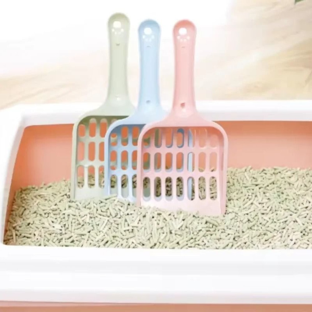 Candy Color Cat Litter Scoop With Comfort Grip Handle 4