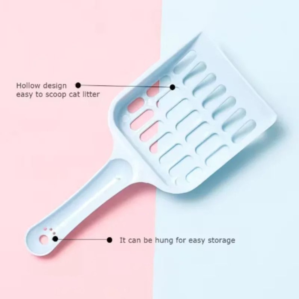 Candy Color Cat Litter Scoop With Comfort Grip Handle 5