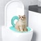 Reusable Cat Toilet Training Seat System For LitterFree Potty Training 5